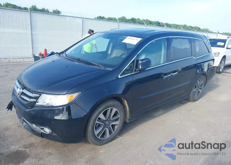 2014 Honda Odyssey Touring/Touring Elite from USA, damaged, VIN 5FNRL5H98EB133807